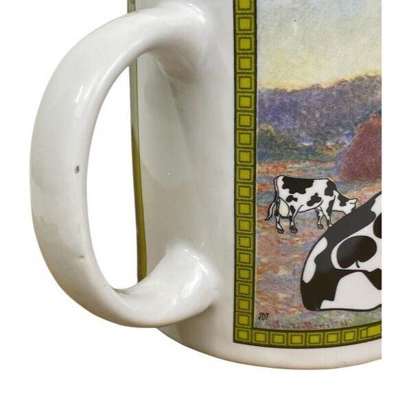 VTG 2002 Collectible Classical Cows Art Monet Quirky Humor Sherwood Brands - Picture 10 of 13
